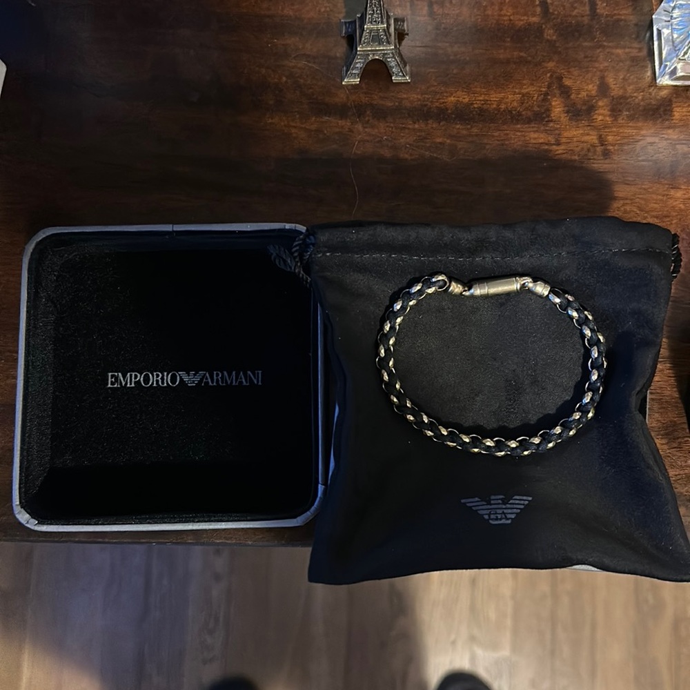 Emporio Armani Gold Link Bracelet